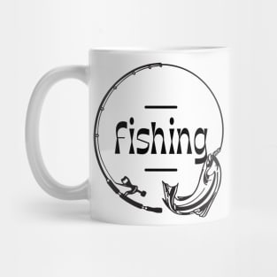 Fishing Rod: Hooked on Adventure Mug